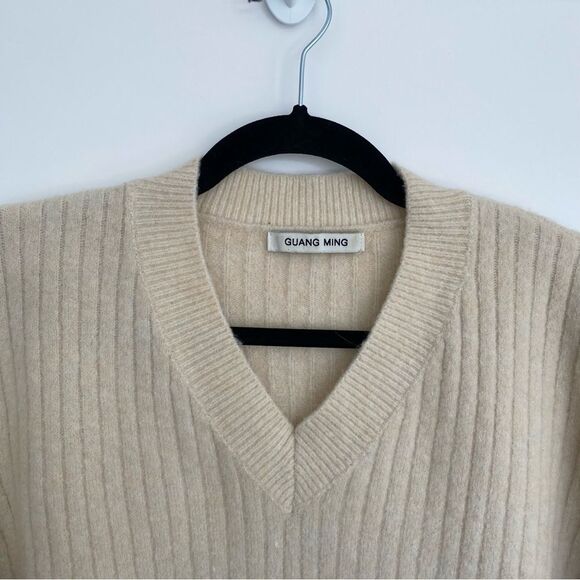 GUANG MING | Ribbed knit sweater - Picture 7 of 9